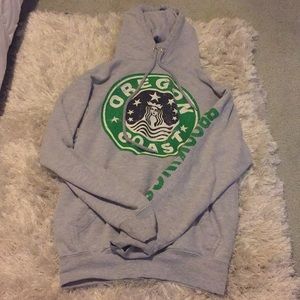 Oregon coast Brookings Starbucks sweatshirt